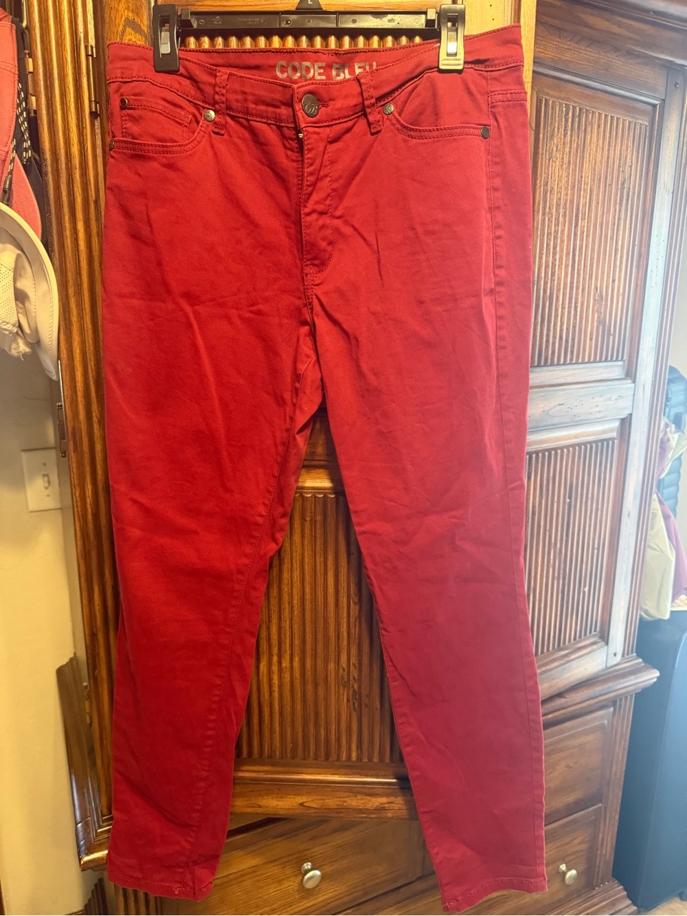 Code Bleu women’s  Slim Jeans in Red